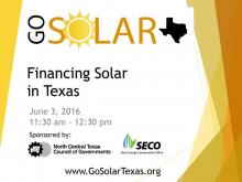 Financing Solar in Texas